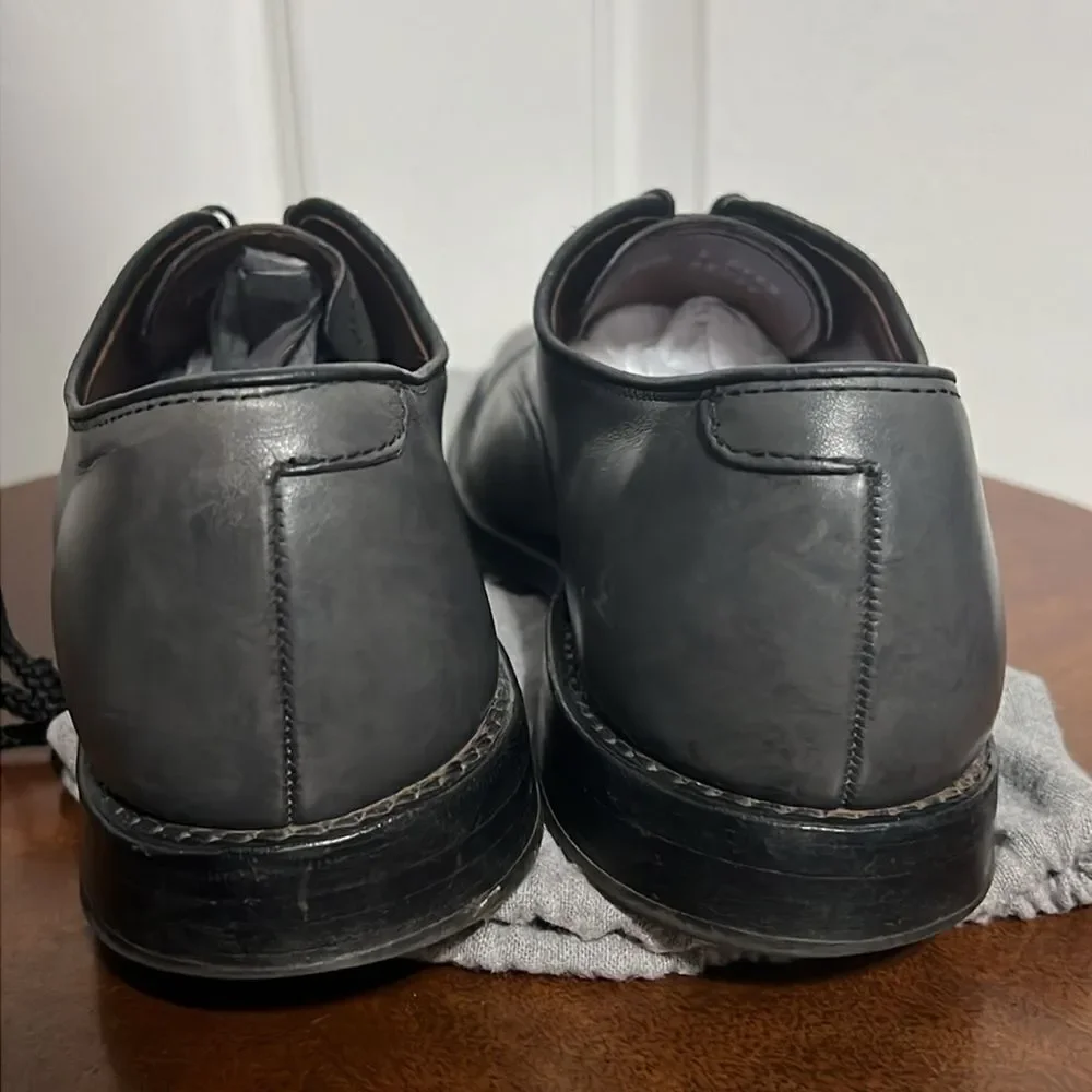 ALLEN EDMONDS Park‎ Avenue Oxford Derby Handcrafted Leather Shoes 10.5A -EUC